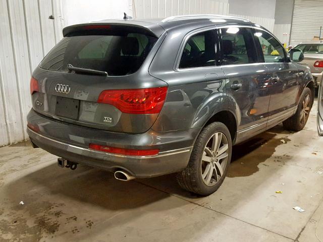 WA1LMAFE6FD032764 - 2015 AUDI Q7 TDI GRAY photo 4