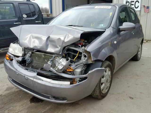 KL1TD666X7B710965 - 2007 CHEVROLET AVEO BASE Boz foto 2