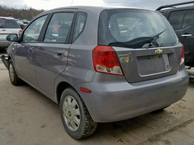 KL1TD666X7B710965 - 2007 CHEVROLET AVEO BASE Boz foto 3