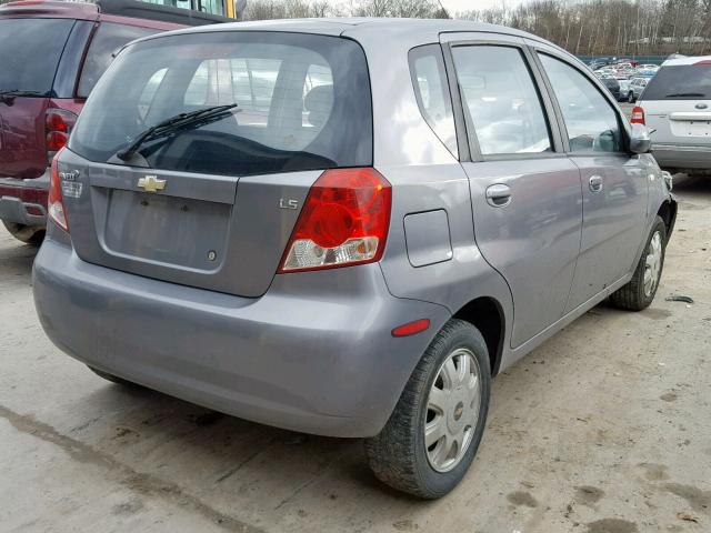 KL1TD666X7B710965 - 2007 CHEVROLET AVEO BASE Boz foto 4