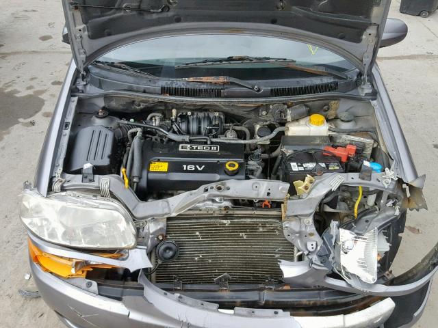 KL1TD666X7B710965 - 2007 CHEVROLET AVEO BASE Boz foto 7