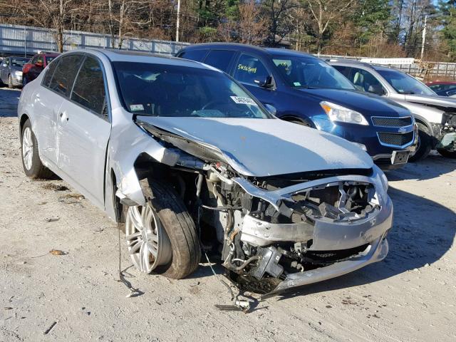 JN1CV6AR2CM971886 - 2012 INFINITI G37 SILVER photo 1