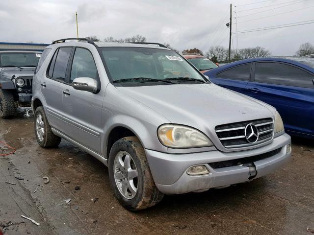 4JGAB75E83A389055 - 2003 MERCEDES-BENZ ML 500 SILVER photo 1