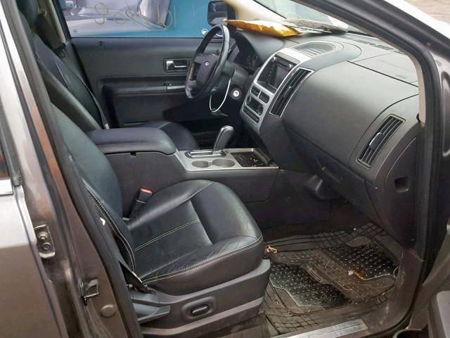 2FMDK49C69BA61120 - 2009 FORD EDGE LIMIT GRAY photo 5