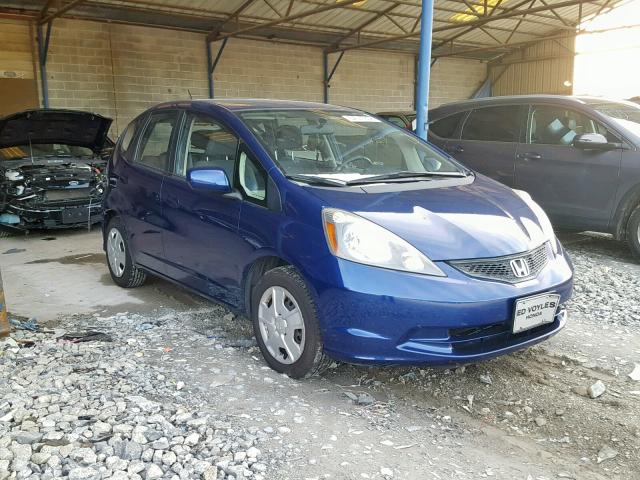 JHMGE8H31DC032472 - 2013 HONDA FIT BLUE photo 1