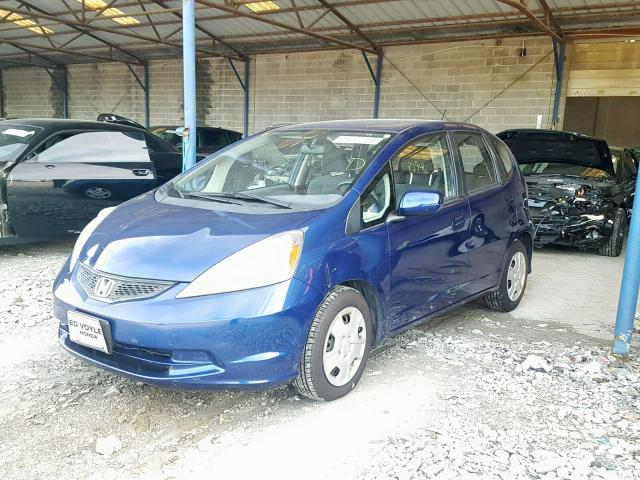 JHMGE8H31DC032472 - 2013 HONDA FIT BLUE photo 2