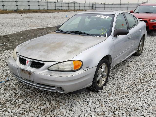 1G2NF52E33M715530 - 2003 PONTIAC GRAND AM S SILVER photo 2