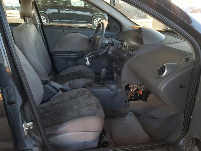 1G8AG52F95Z169705 - 2005 SATURN ION LEVEL BLACK photo 5
