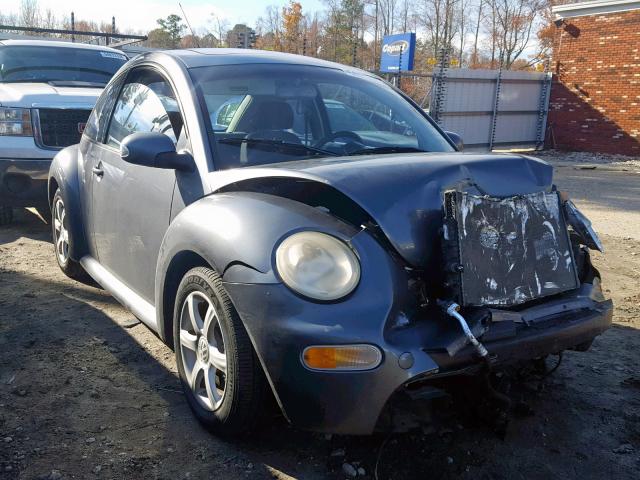 3VWCD31C44M406293 - 2004 VOLKSWAGEN NEW BEETLE GRAY photo 1