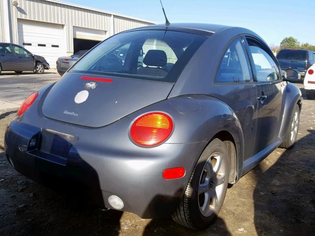 3VWCD31C44M406293 - 2004 VOLKSWAGEN NEW BEETLE GRAY photo 4