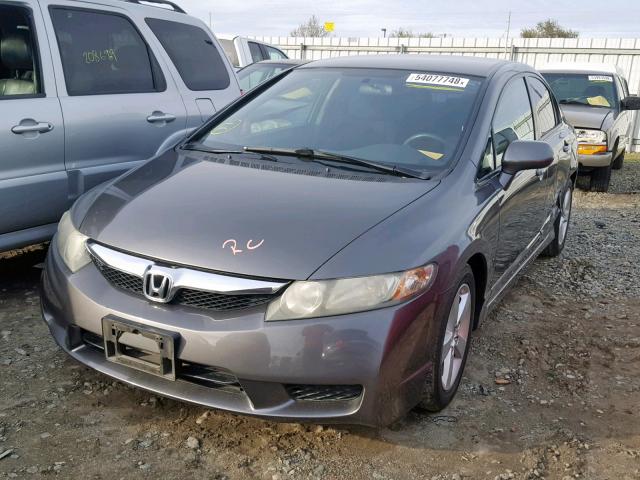 2HGFA1F64BH531534 - 2011 HONDA CIVIC LX-S GRAY photo 2