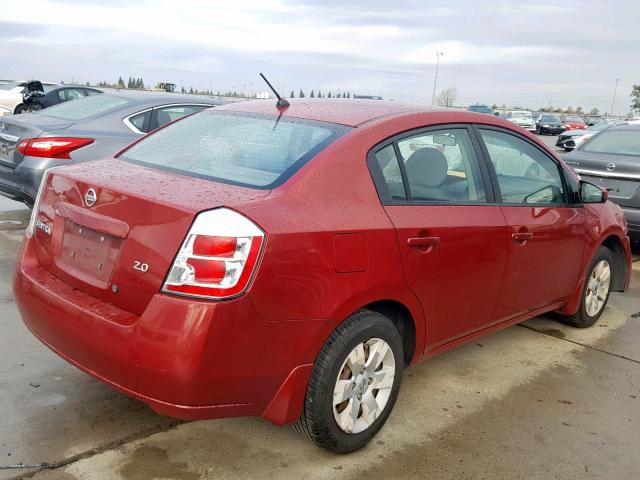 3N1AB61E17L651259 - 2007 NISSAN SENTRA 2.0 RED photo 4