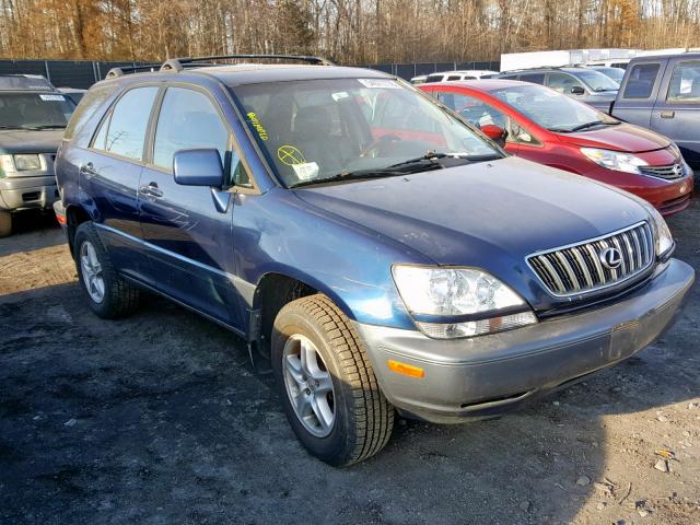 JTJGF10UX10088057 - 2001 LEXUS RX 300 BLUE photo 1