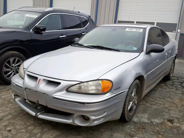 1G2NW12E53C181428 - 2003 PONTIAC GRAND AM G SILVER photo 2