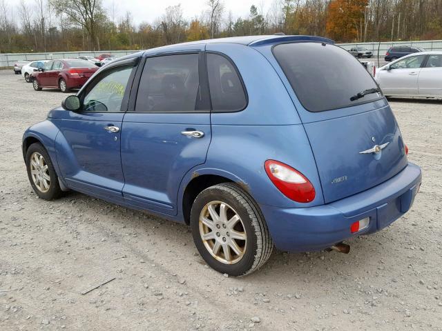 3A8FY68B47T570603 - 2007 CHRYSLER PT CRUISER BLUE photo 3