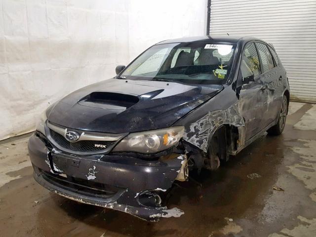 JF1GH7G65AG807798 - 2010 SUBARU IMPREZA WR BLACK photo 9