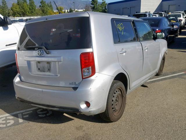 JTLZE4FE8DJ046697 - 2013 TOYOTA SCION XB ვერცხლისფერი ფოტო 4