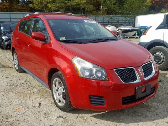 5Y2SM67059Z452637 - 2009 PONTIAC VIBE RED photo 1