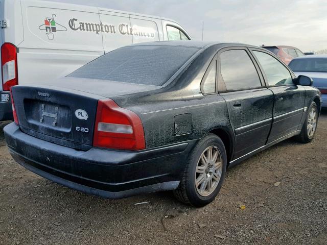 YV1TS92D131308038 - 2003 VOLVO S80 BLACK photo 4