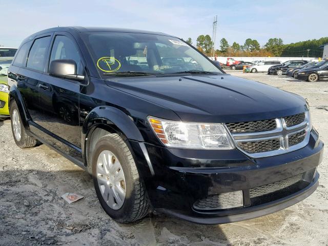 3C4PDCAB5ET134467 - 2014 DODGE JOURNEY SE BLACK photo 1