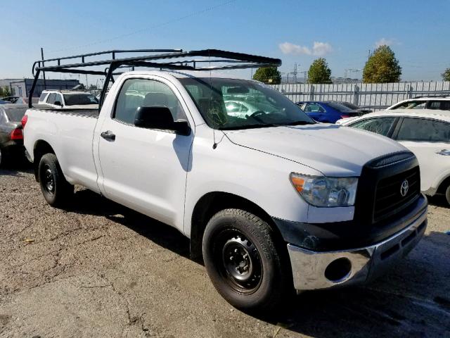 5TFLU52108X016111 - 2008 TOYOTA TUNDRA WHITE photo 1