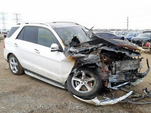 4JGDA5HB5JB121982 - 2018 MERCEDES-BENZ GLE 350 4M WHITE photo 1