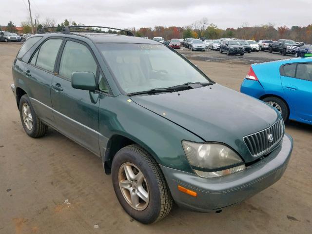 JT6HF10U8X0028107 - 1999 LEXUS RX 300 GREEN photo 1