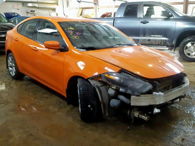 1C3CDFBA0DD315541 - 2013 DODGE DART SXT ORANGE photo 1