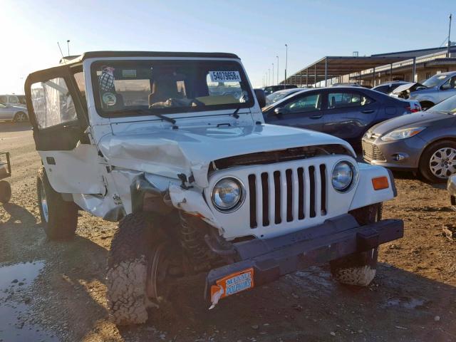 1J4FA39S36P700215 - 2006 JEEP WRANGLER X WHITE photo 1