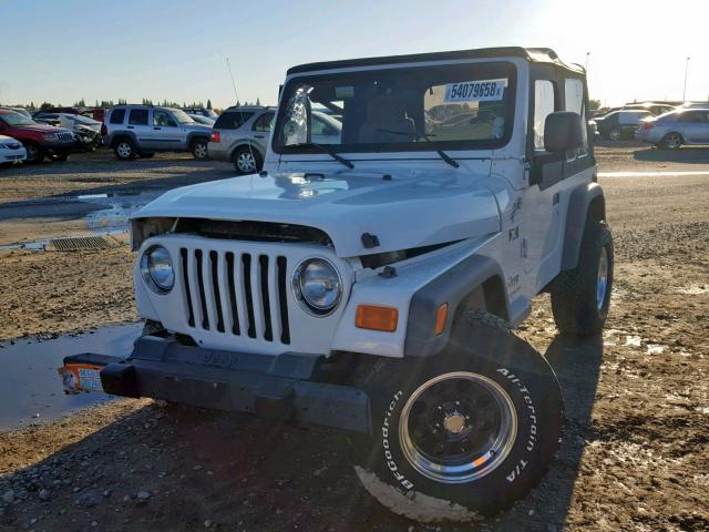 1J4FA39S36P700215 - 2006 JEEP WRANGLER X WHITE photo 2