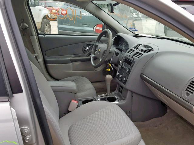 1G1ZS57F07F316216 - 2007 CHEVROLET MALIBU LS 银色 照片 5