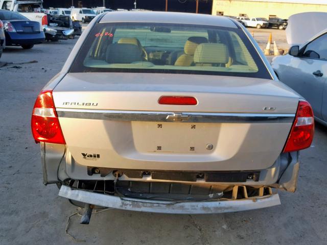 1G1ZS57F07F316216 - 2007 CHEVROLET MALIBU LS 银色 照片 9