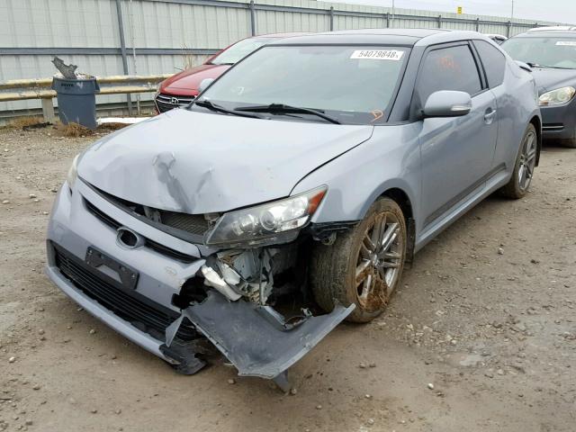 JTKJF5C79D3049073 - 2013 TOYOTA SCION TC ნაცრისფერი ფოტო 2