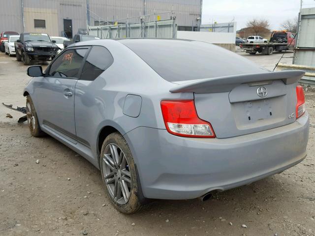 JTKJF5C79D3049073 - 2013 TOYOTA SCION TC ნაცრისფერი ფოტო 3