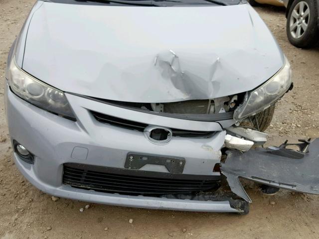 JTKJF5C79D3049073 - 2013 TOYOTA SCION TC ნაცრისფერი ფოტო 7