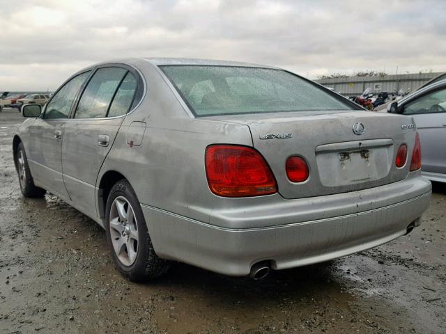 JT8BD69S510134460 - 2001 LEXUS GS 300 SILVER photo 3