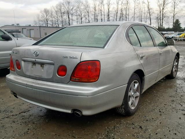 JT8BD69S510134460 - 2001 LEXUS GS 300 SILVER photo 4