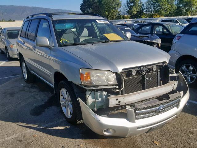 JTEGW21A770018694 - 2007 TOYOTA HIGHLANDER SILVER photo 1