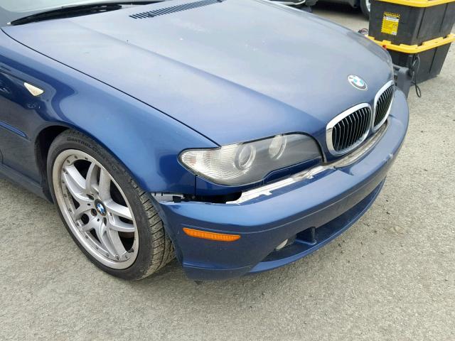 WBABW53434PL44970 - 2004 BMW 330 CI BLUE photo 9