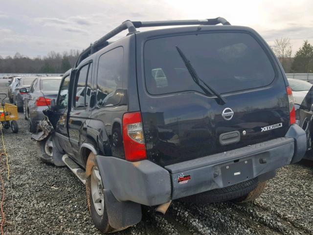 5N1ED28Y24C622213 - 2004 NISSAN XTERRA XE BLACK photo 3