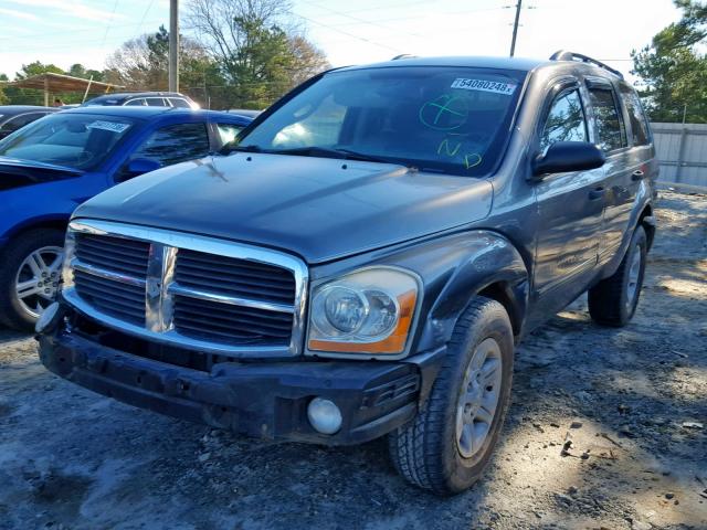 1D4HD48NX5F565975 - 2005 DODGE DURANGO SL GRAY photo 2