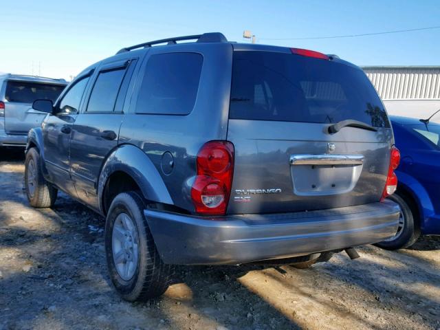 1D4HD48NX5F565975 - 2005 DODGE DURANGO SL GRAY photo 3