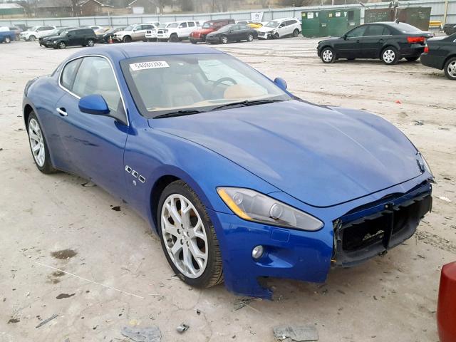 ZAMGJ45A190044229 - 2009 MASERATI GRANTURISM BLUE photo 1