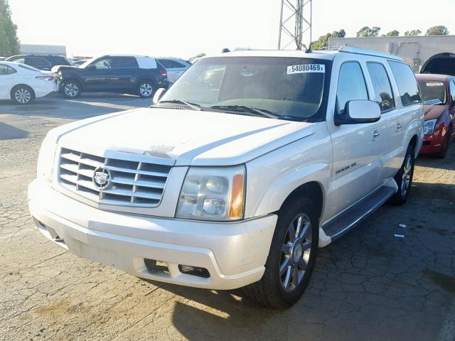 3GYFK66N54G303619 - 2004 CADILLAC ESCALADE E WHITE photo 2