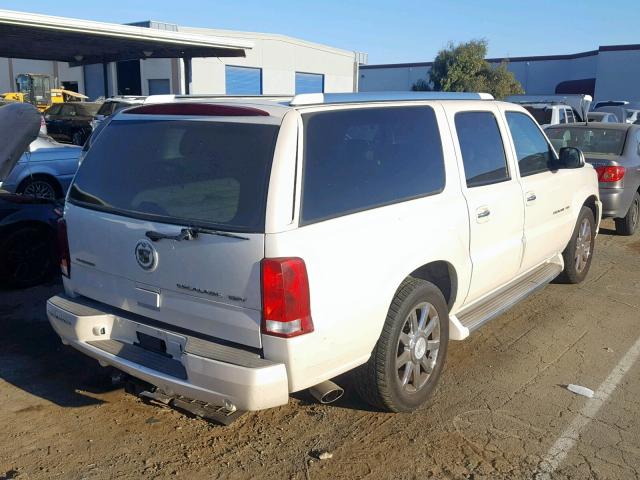 3GYFK66N54G303619 - 2004 CADILLAC ESCALADE E WHITE photo 4