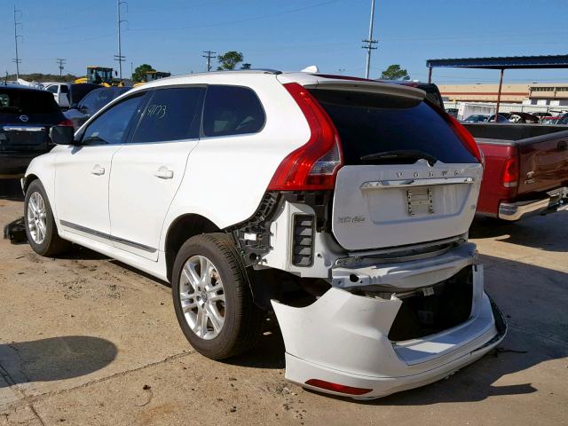 YV440MDK7F2709409 - 2015 VOLVO XC60 T5 WHITE photo 3