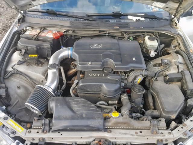 JTHBD192120036434 - 2002 LEXUS IS 300 SILVER photo 7