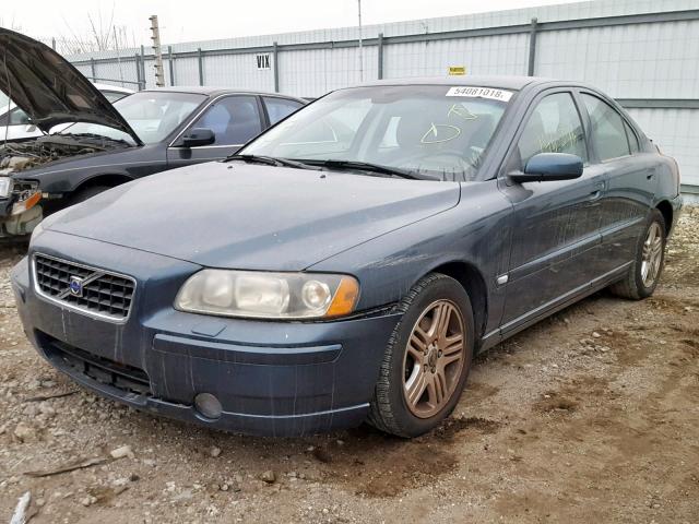 YV1RS592962554793 - 2006 VOLVO S60 2.5T BLUE photo 2