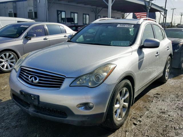 JNKAJ09E08M305176 - 2008 INFINITI EX35 BASE SILVER photo 2