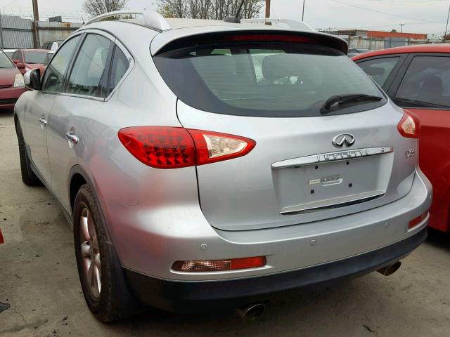 JNKAJ09E08M305176 - 2008 INFINITI EX35 BASE SILVER photo 3